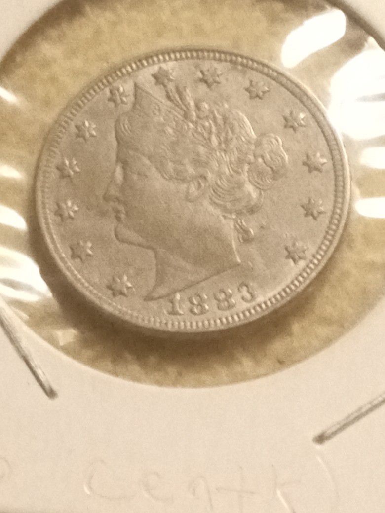 Unc V Nickel 1883