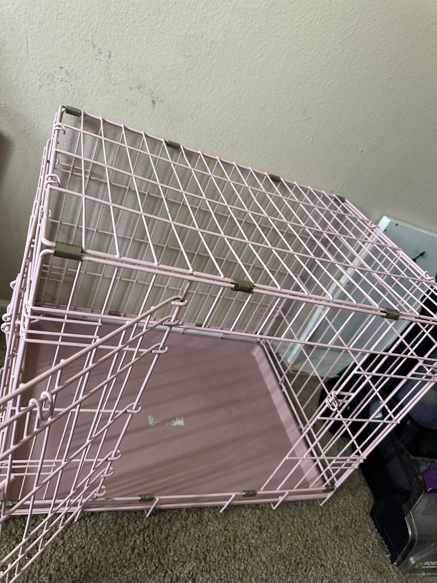 Pink Dog Cage