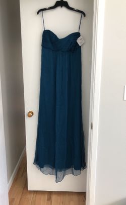 100% silk, strapless dress, brand new, size 10