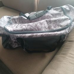Grey Pattern Gym Bag Or Carrying Bag.