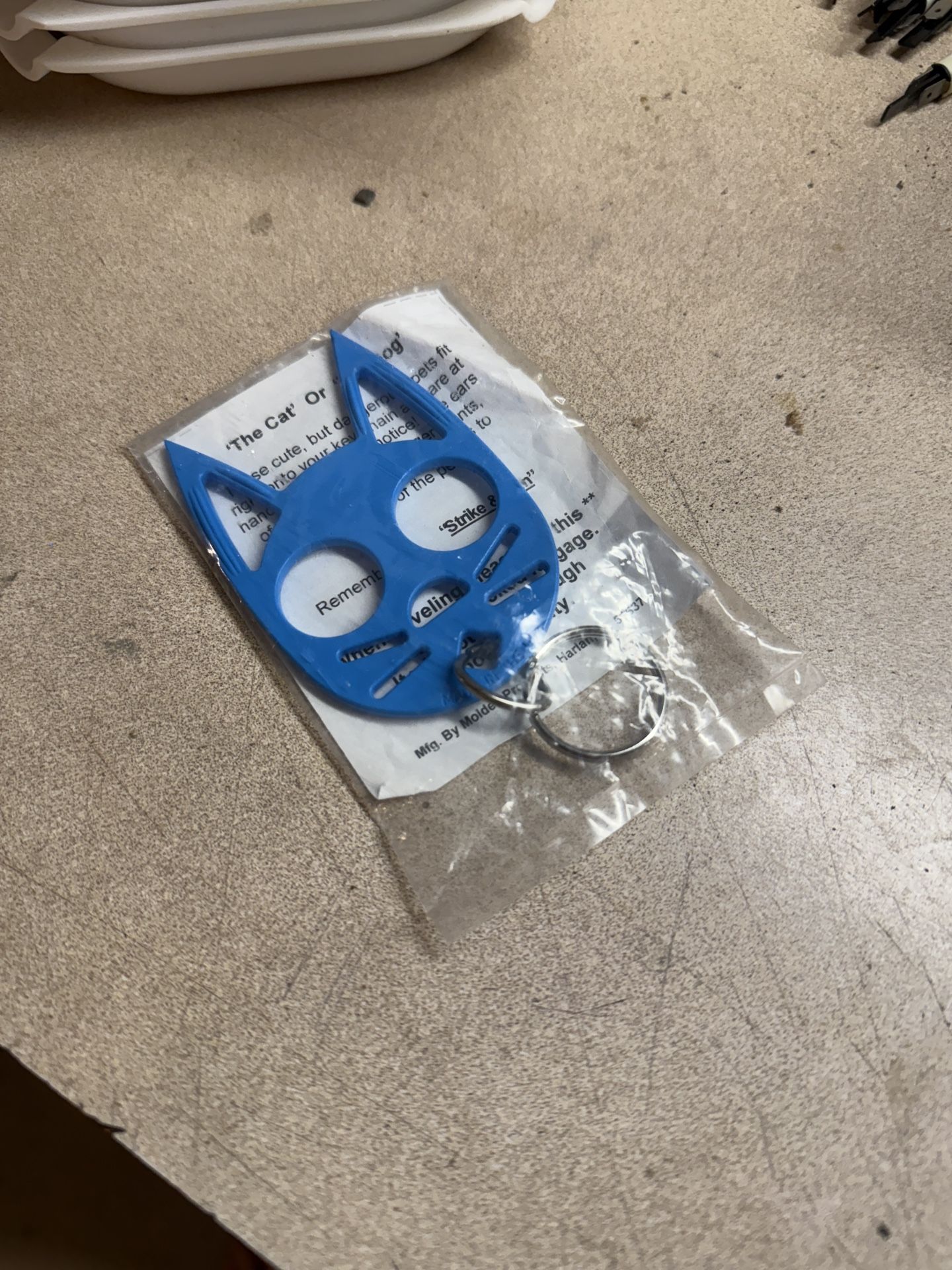 Cat Keychain 3x2”