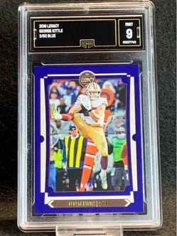 2019 Legacy 💥 George Kittle 💥 Blue /50 GMA 9 Near Mint 💎 - San Francisco 49ers