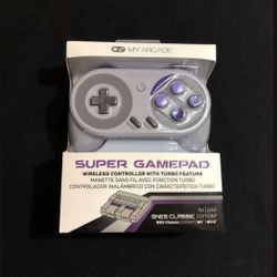 * NEW* My Arcade Super Gamepad for the Nintendo SNES/NES Classic Edition.