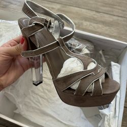 Brand New Clear Heel