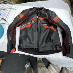 Alpinestars Leather Motorcycle Jacket
