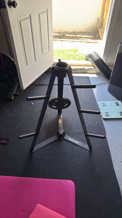 Weight plate holder tree