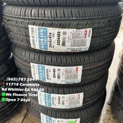 205/65R16 kumho Solus Set of Tires Installed and Balanced Set de Llantas Nuevas Instaladas y Balanceadas