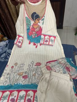 Cotton kurta suit