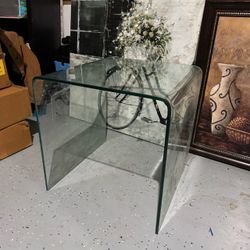 Tempered Glass Side Table