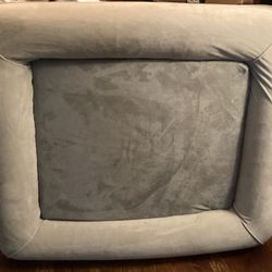 Large Laifug Dog Bed, Firm with removable, washable cover. Insert 23”x25” Outer Bolster is 35”x40” Perfect Condition