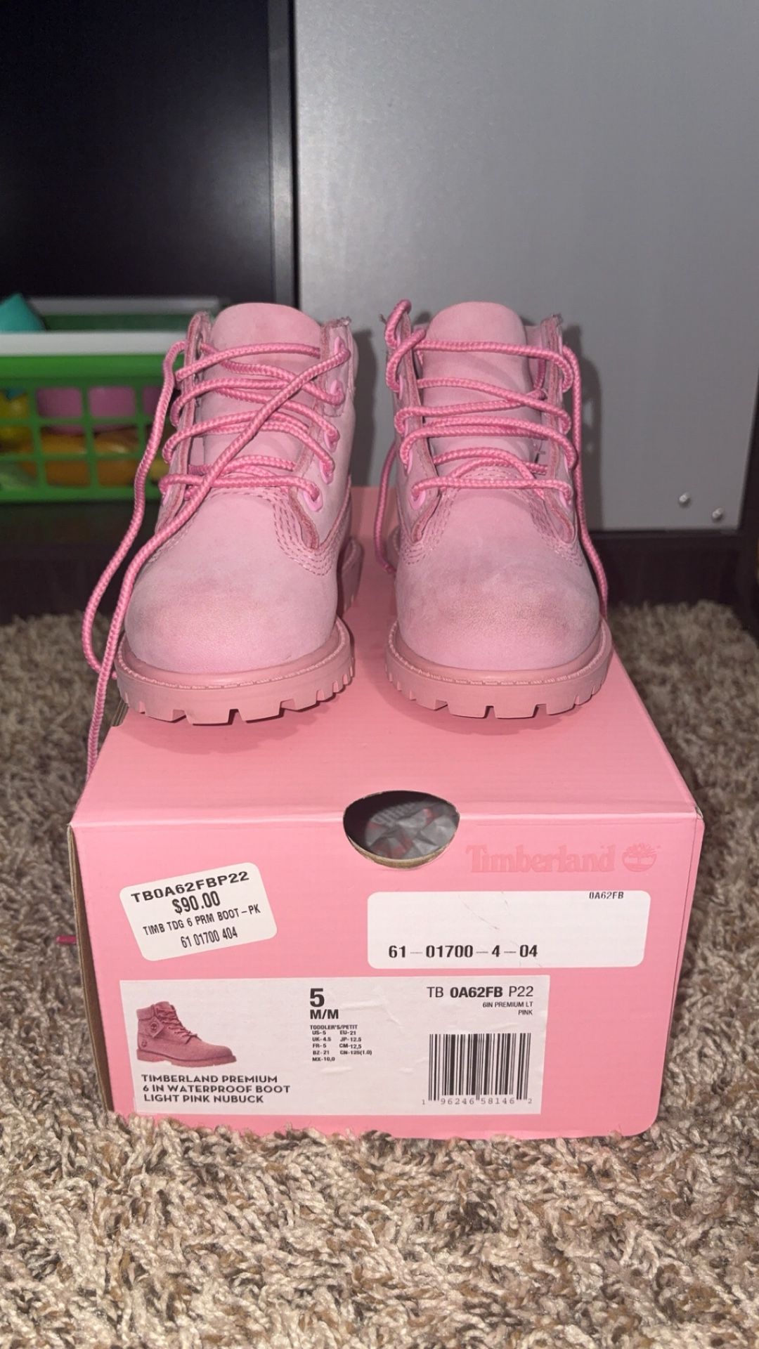 Pink Timberlands-Toddler