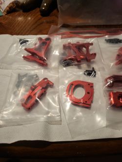 Rc Parts: Tamiya TT 02 Aluminum Red