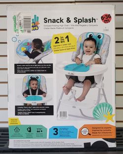2-in-1 Snack & Splash Baby High Chair