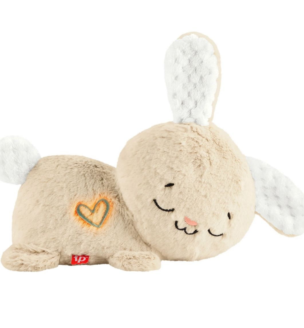 Fisher-Price Soothe & Settle Bunny Plush Baby Infant Toy & Sound Machine with Motion