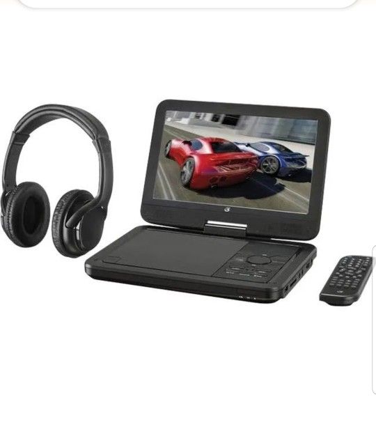 GPX DVD PLAYER WITH HEAD SET  **NEW IN BOX**