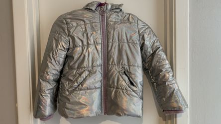 Girl Winter Jacket With Hoodie 6X