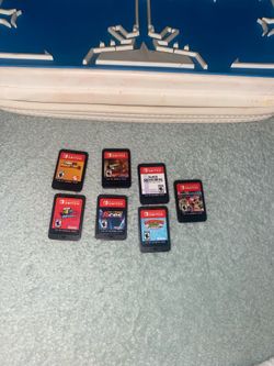 Nintendo switch games and switch case from Zelda