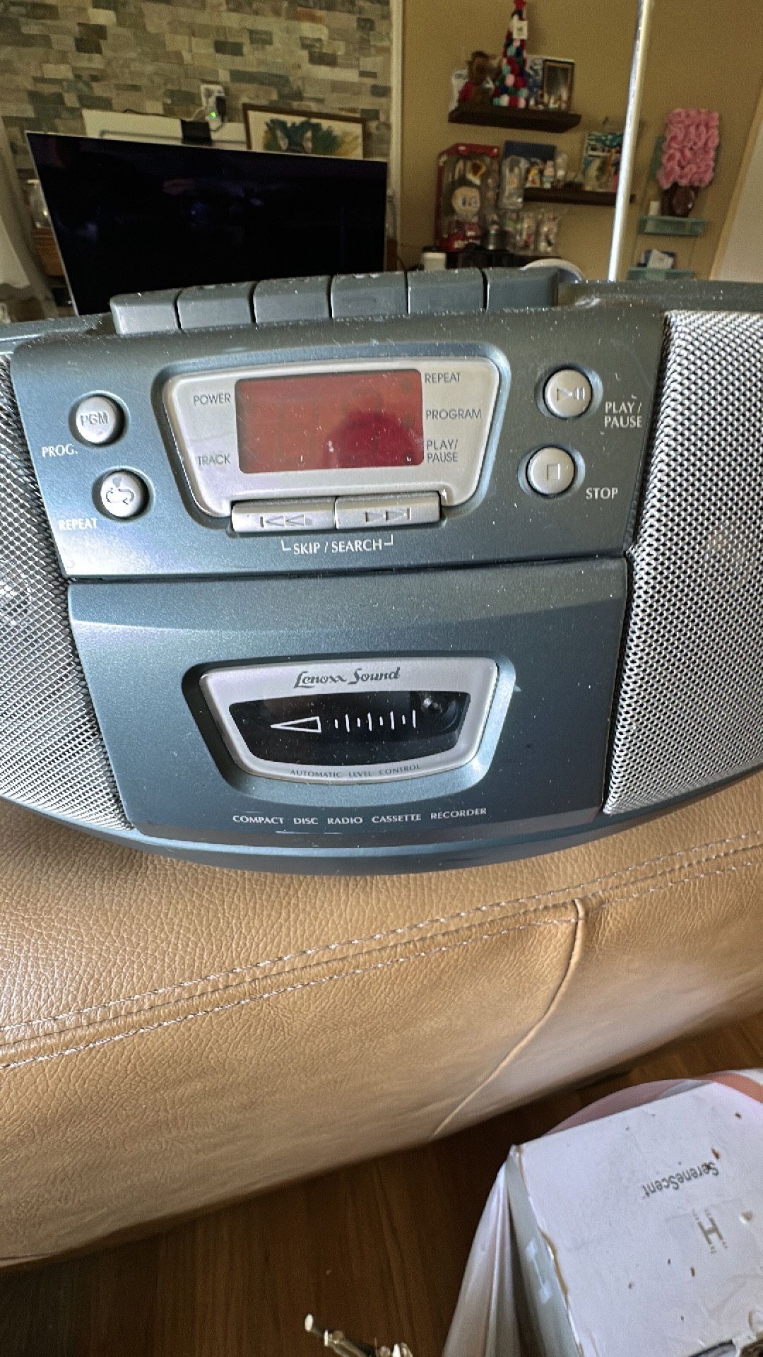 Lenoxx Sound CD-102 Boombox CD Cassette Radio Stereo System