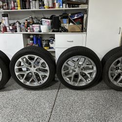 22 Inch Snowflake Denali Wheels 