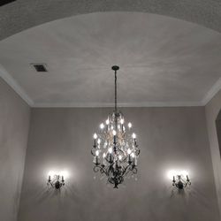 Antique Chandler Ready to Light Up Your Space. 