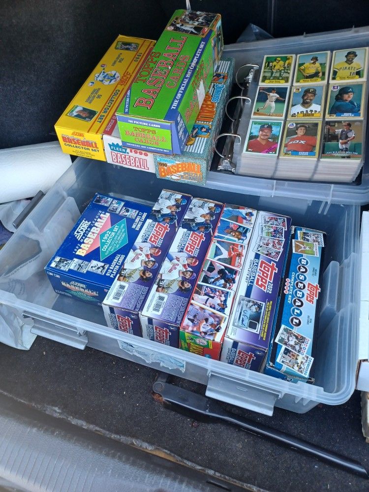 Baseball Card Lot, Ready For Pick Up