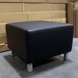 Brand New Black Ottoman Chair