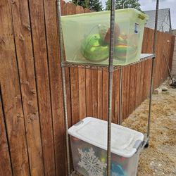 Garage Storage  Rack.     Perfect  For 27 Galon Totes