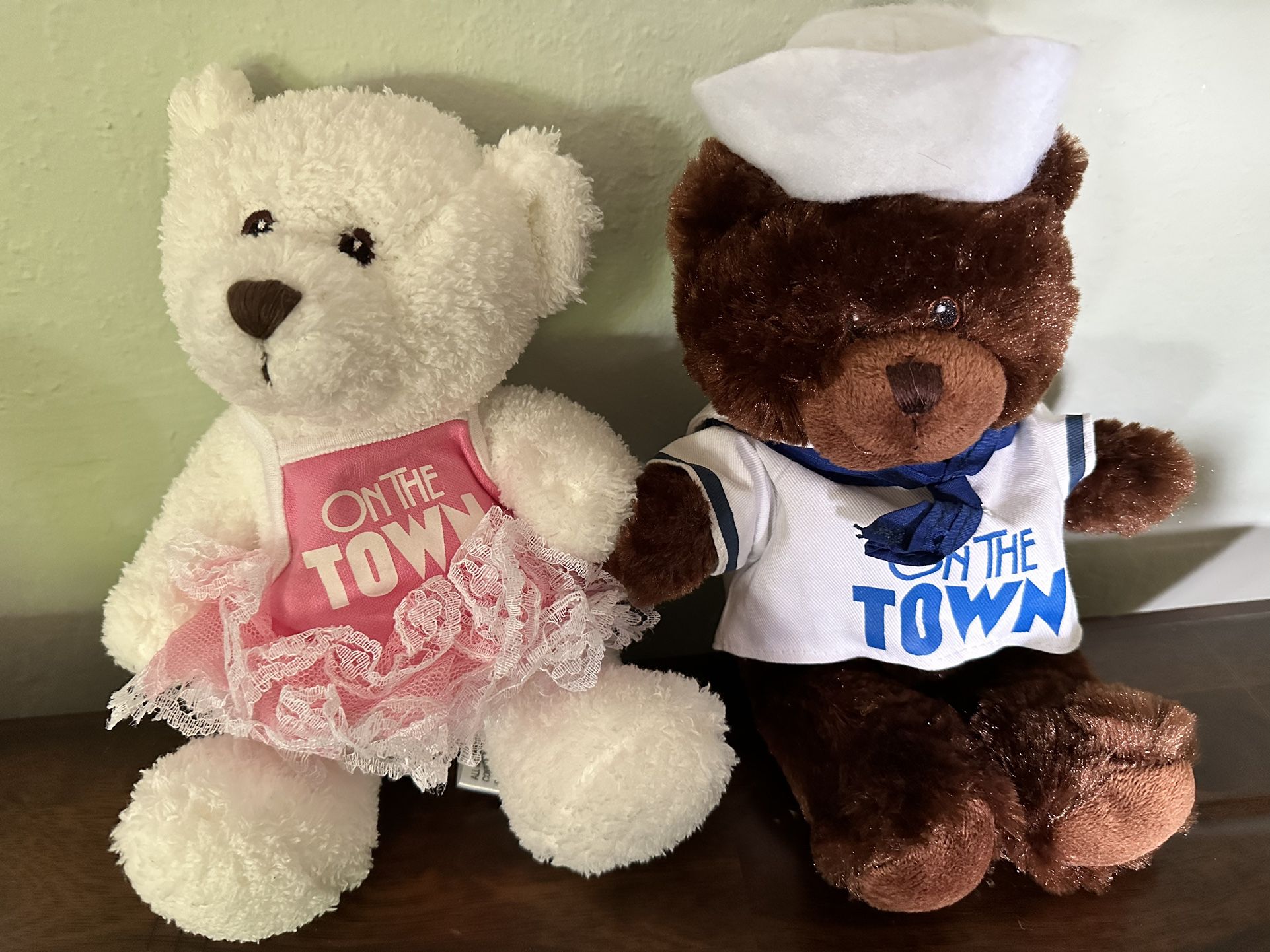 On The Town Broadway Musical Plush Bears