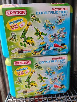 Erector motorized construction set