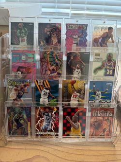 NBA Basketball Card Lot in Card Holders
