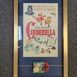 Walt Disney Cinderella Framed Art With Reel 