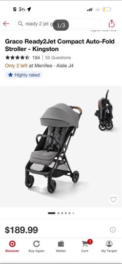 Graco Ready2Jet Compact Auto-Fold Stroller – Kingston