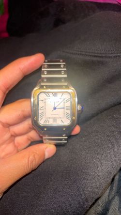 Cartier Santos Automatic Watch – Two-Tone Stainless Steel & Yellow Gold