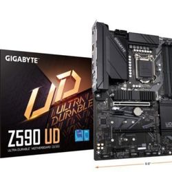 GIGABYTE Z590 UD LGA 1200 Intel Z590 ATX Motherboard with Triple M.2, PCIe 4.0, USB 3.2 Gen 2, 2.5GbE LAN