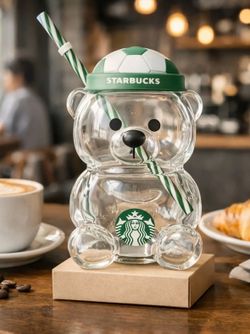 Starbucks FIFA World Cup Bearista Bear Cup Mug NEW