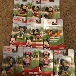 33 Different Mickey Mouse and friends figurines