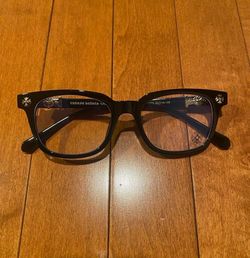 Chrome Hearts Black Square Eyeglasses