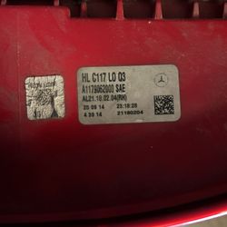 2014 MB CLA headlights