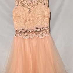 Peach Pink Dress
