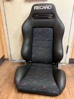 Recaro confetti seat single recline bucket jdm