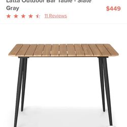 Brand New Bar Table Still In Box ! 