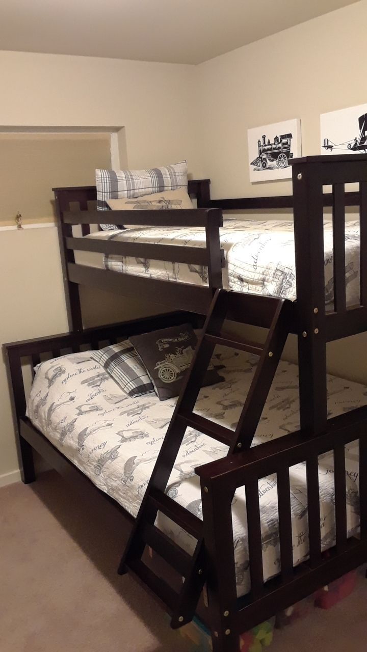 Twin over Full Bunk Bed Wood Frame (PARKING SALE)