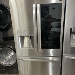 LG studio knock knock refrigerator