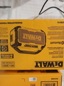 DeWalt Bluetooth speaker