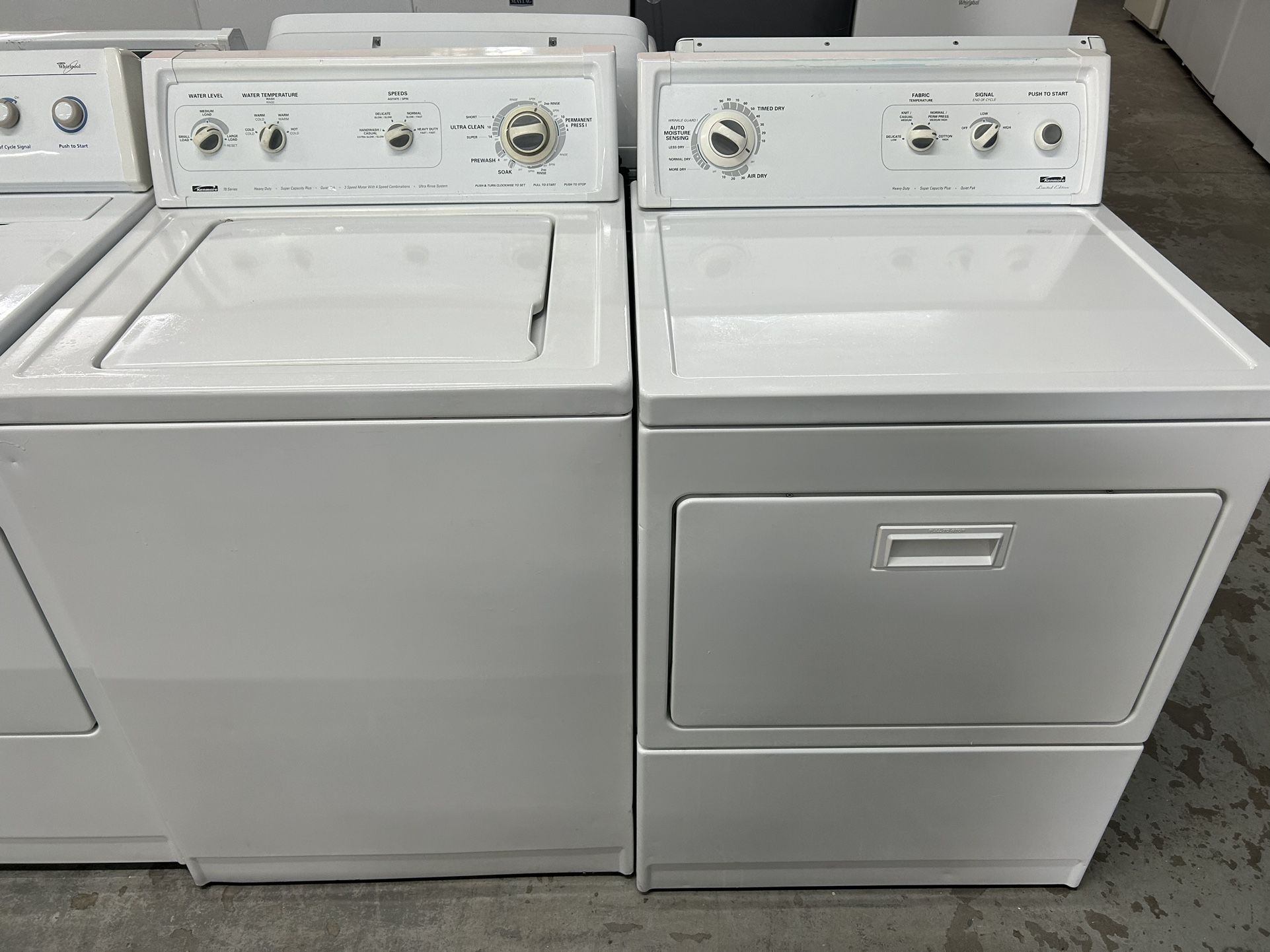 Kenmore Washer Dryer Set