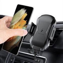 New! Wireless Car Charger, Air Vent Car Phone Holder Auto Clamping Car Phone Mount, 10W/7.5W Qi Fast Charging for iPhone,  Samsung Galaxy, Note, LG