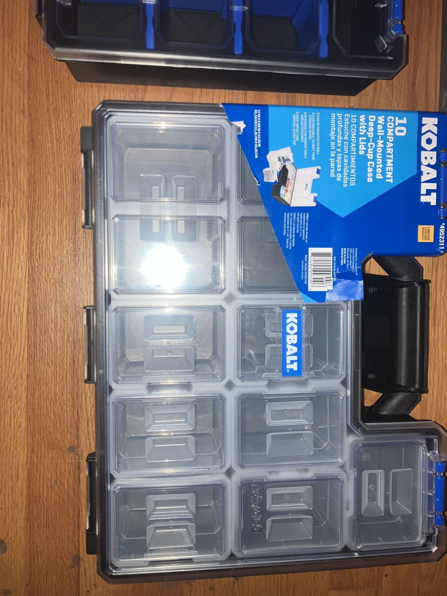 New 10 compartment small part organizer  10 available please read description