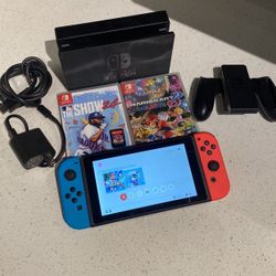 Nintendo switch bundle With Games 