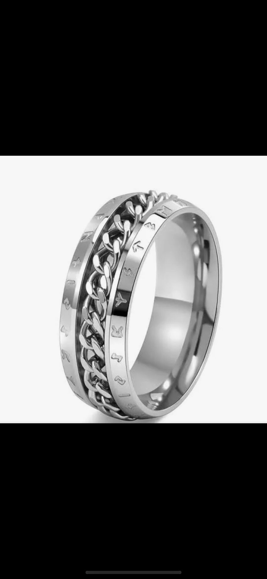 Men’s Brand New Spinner Titanium Band, Wedding Band