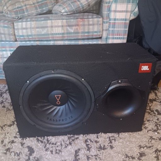 JBL Basspro12 Sub, Amp, And Box Set!